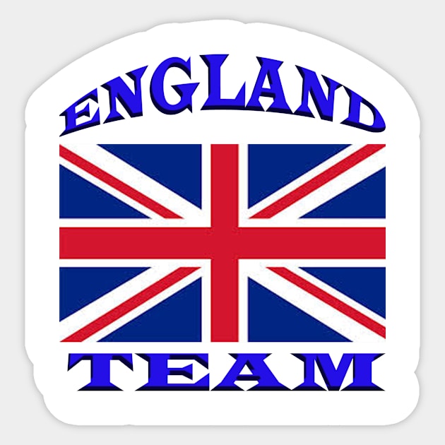 England team Sticker by paulashish